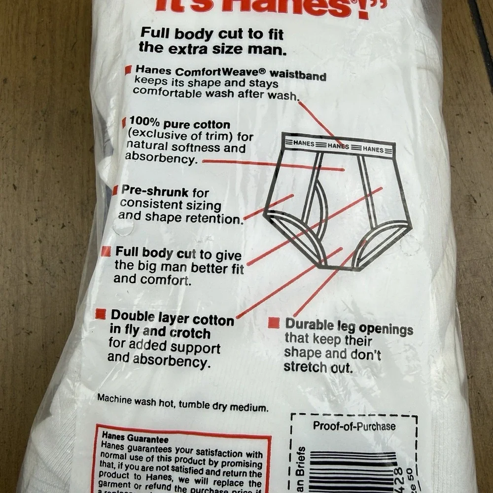 Hanes open package